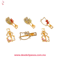 Blister Mini Pico de Garza cubierto con Pedreria decorado con Figura de Kitty 6 cm en varias figuras Blister Mini Pico de Garza cubierto con Pedreria decorado con Figura de Kitty 6 cm en varias figuras