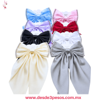 Blister Moño Coquette en tonos lisos con predreria a los Costados 30 x 16 cm. 26A-65 Blister Moño Coquette en tonos lisos con predreria a los Costados 30 x 16 cm. 26A-65
