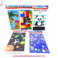 Bolsa con 10 Bolsitas impresas de Figuras para Dulces 26 X 18 cm. YSL-L358 Bolsa con 10 Bolsitas impresas de Figuras para Dulces 26 X 18 cm. YSL-L358