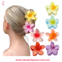 Bolsa con 12 Pinza en forma de Flor de plastico en colores 8 x 8cm ZY-203 Bolsa con 12 Pinza en forma de Flor de plastico en colores 8 x 8cm ZY-203