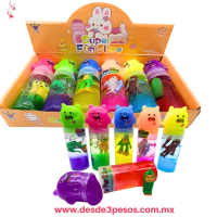 Bote de Slime y tapa en forma de mounstro con glitter y muñecos de goma Ballerina Capuchina Y Tralalero Bote de Slime y tapa en forma de mounstro con glitter y muñecos de goma Ballerina Capuchina Y Tralalero
