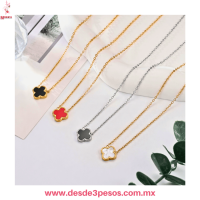 Cadena dorada y Dije Trebol en colores, puede cambiar la presentacion 25 cm de largo Cadena dorada y Dije Trebol en colores, puede cambiar la presentacion 25 cm de largo