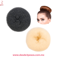 Dona Chica de Fibra para Chongo en colores como en foto 8 cm de diametro F-8 Dona Chica de Fibra para Chongo en colores como en foto 8 cm de diametro F-8