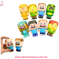 Esponja Minecraft Juguetes Antiestrés Multicolor varias presentaciones en costalito individual 9.5 x 6 cm. 7341 Esponja Minecraft Juguetes Antiestrés Multicolor varias presentaciones en costalito individual 9.5 x 6 cm. 7341