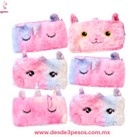 Lapicera de Peluche Unicornio colores Arcoiris 20 x 11 cm. ZCY-225 Lapicera de Peluche Unicornio colores Arcoiris 20 x 11 cm. ZCY-225