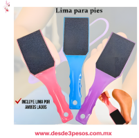 Lima Para Pies Doble Cara Suaviza Exfolia Grande 22cm LIN-19-1 Lima Para Pies Doble Cara Suaviza Exfolia Grande 22cm LIN-19-1