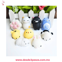 Mini Mochi Squishies Varios modelos 4.5 cm 6A-222 Mini Mochi Squishies Varios modelos 4.5 cm 6A-222