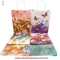Paquete con 12 Bolsas MEDIANAS de Papel kraft decoradas en varias figuras 28 x 22 cm LPD-2 Paquete con 12 Bolsas MEDIANAS de Papel kraft decoradas en varias figuras 28 x 22 cm LPD-2