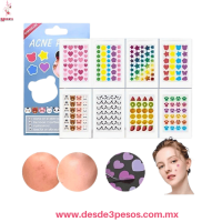 Planilla con 36 Pegatinas para Cubrir Espinillas y Granos, en Figuras como foto H097-3 Planilla con 36 Pegatinas para Cubrir Espinillas y Granos, en Figuras como foto H097-3