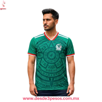 Playera de la Selección Mexicana Unitalla aprox. talla de la 30 a la 34 Playera de la Selección Mexicana Unitalla aprox. talla de la 30 a la 34