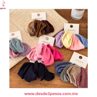 Set de 2 Ligas Dona Elastica para peinado en colores 6.5 cm. Sin estirar 251-12 Set de 2 Ligas Dona Elastica para peinado en colores 6.5 cm. Sin estirar 251-12