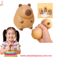 Squishi CAPIBARA 10 X 9 cm. Caja con 12pza. Precio por 1 pza. TT-2996 Squishi CAPIBARA 10 X 9 cm. Caja con 12pza. Precio por 1 pza. TT-2996