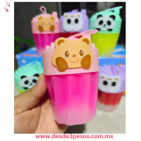 Vasito de Slime Duo con Diseño de Animal 11 x 8 cm H-1932 Vasito de Slime Duo con Diseño de Animal 11 x 8 cm H-1932